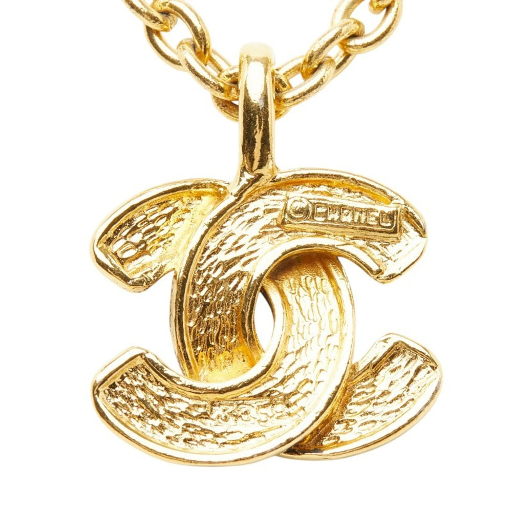 CHANEL Gold Logo Necklace - Picture 3 of 7